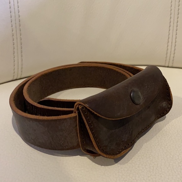 Moschino Leather Belt w/ Purse - Picture 3 of 7